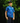 Model wearing the Big Cat Boy's polo outside with trees in the background