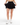 Model showing the Flair of the skort in front of a white background