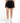 Front of the Black Flairway Skort on a Model in front of a white background