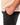 Close up on the left pocket of the Charcoal Daydrift Shorts on a male model in front of a white background