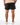 Back of the Charcoal Daydrift Shorts on a male model in front of a white background