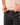 Close up on drawstring of the Charcoal Daydrift Shorts on a male model in front of a white background