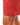 Close up on the Waggle "W" on the left leg of the Coral Daydrift Shorts on a male model in front of a white background