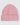 Front of the Dusty Rose Waffle Knit Beanie in front of a light gray background