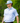 Male Model wearing the Floater Polo on the golf course with greenery in the background