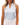 Front of the Floater Racerback Polo on a model in front of a white background