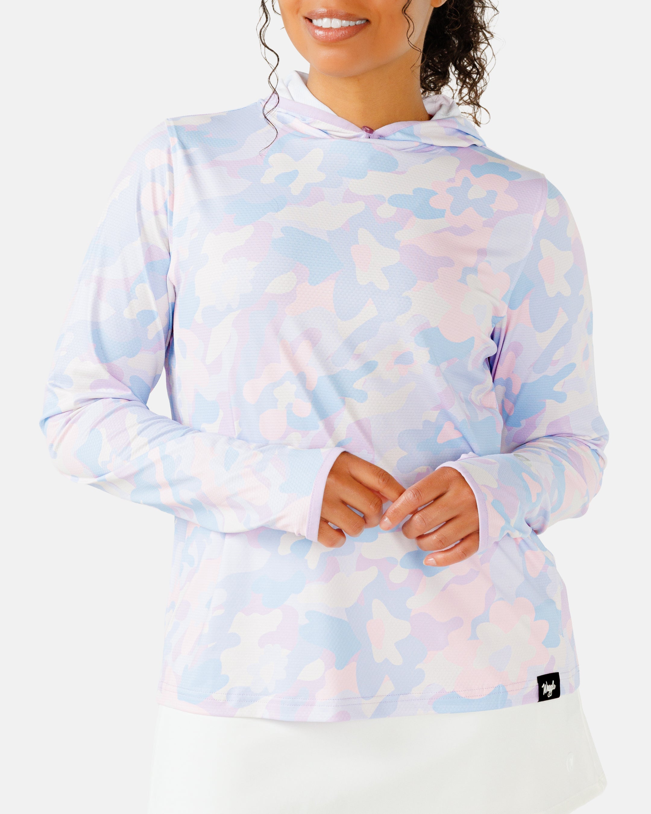 Flora Women's Featherlight Hoodie | Waggle UPF 50+ Sweatshirt