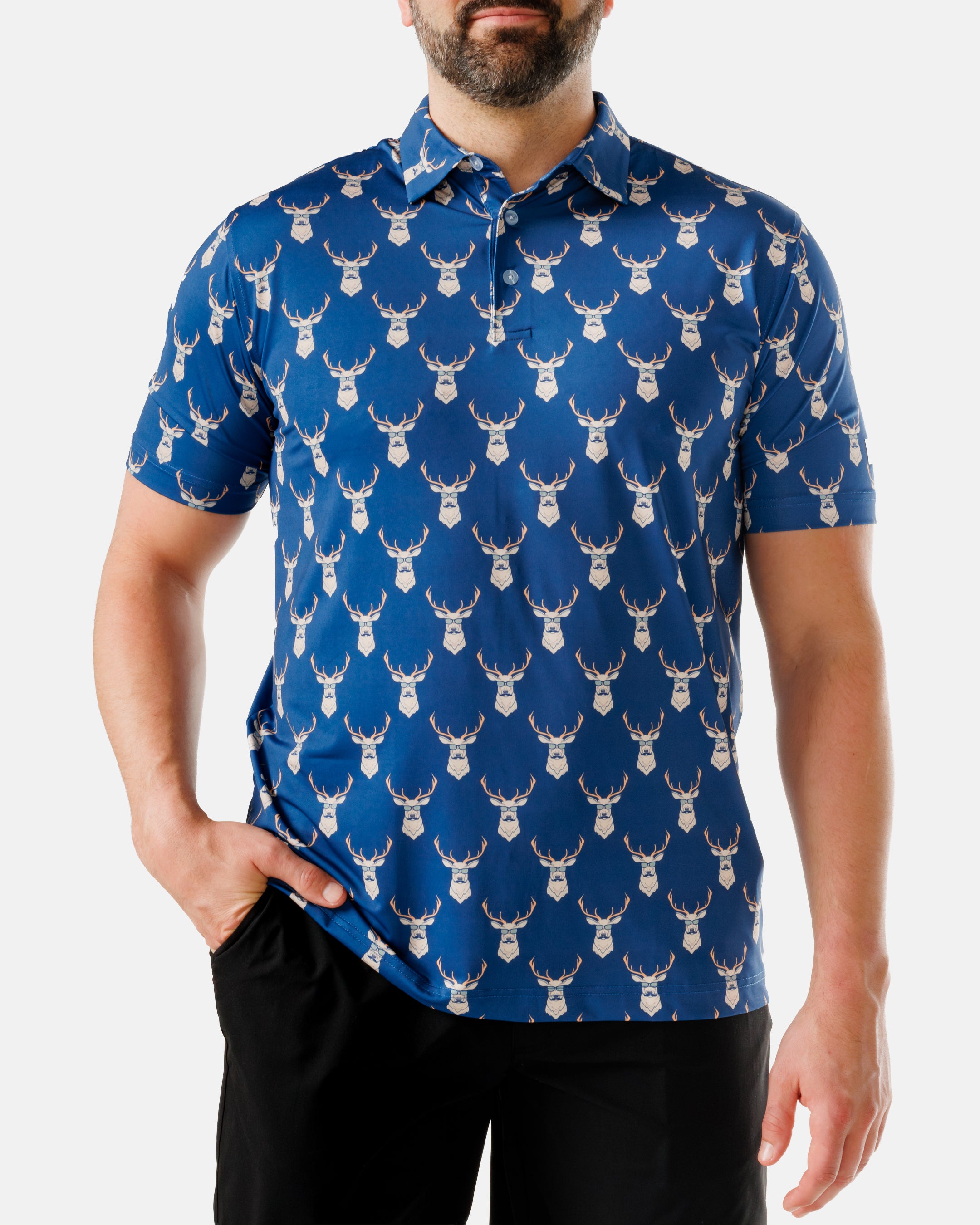 Waggle Golf Kentucky Buck Polo