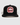 Front of the Lake of the Loon Lodge Trucker Hat in front of a light grey background