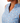 Collar of Lily Pond Sleeveless Polo on Model in front of grey background