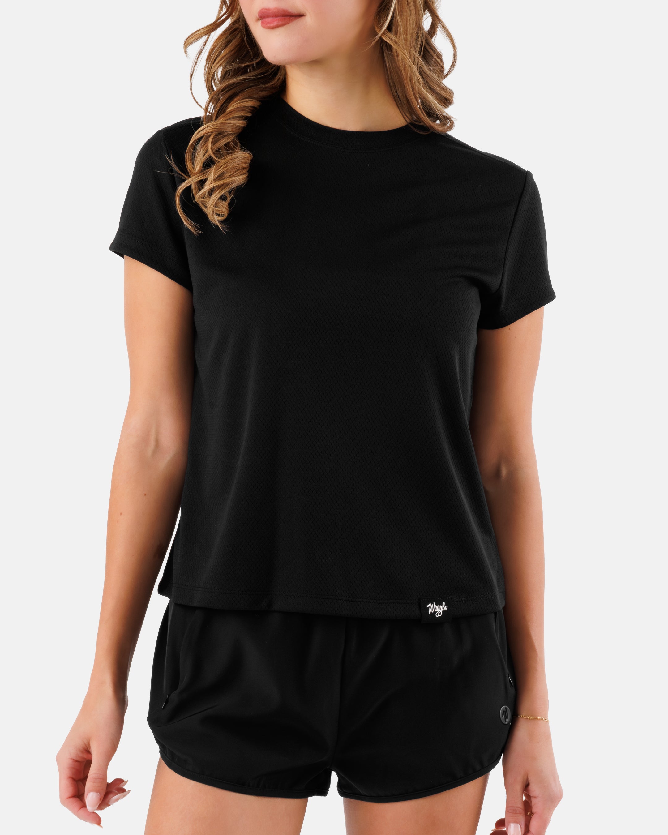 Women's Performance Short-Sleeve Shirt | Waggle | Golf Activewear