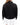 Back of the Onyx Plume Funnel Neck Sweatshirt with the funnel neck rolled up on a model in front of a white background