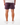 Back of the Purple Ash Daydrift Shorts on a male model in front of a white background