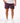 Front of the Purple Ash Daydrift Shorts on a male model in front of a white background