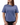 Front of the Steel Blue T-Shirt on a Female Model in front of a white background