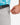 Close up on the Zippered pocket on the left leg of the Ace Pants on a model in front of a white background