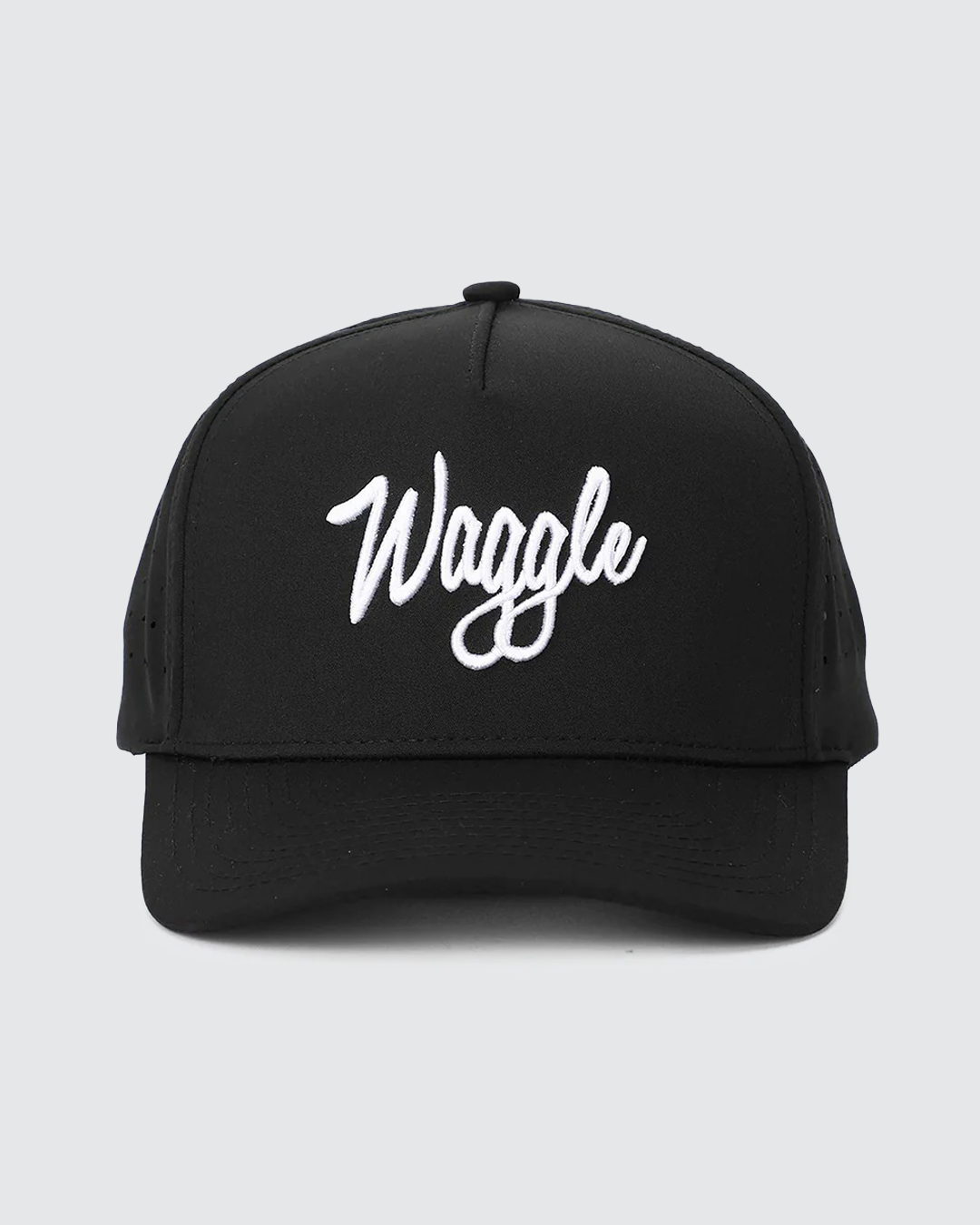 Waggle Hat Black  Black Performance Golf Snapback – Waggle Golf