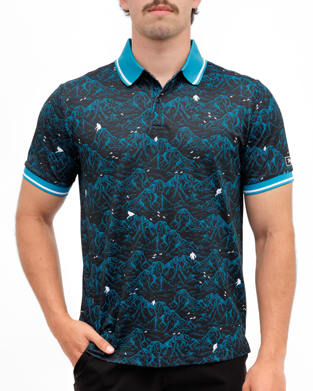 Abominable Men's Pique Polo | Waggle Golf Polo | Yeti Golf Polo