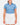 Front of the April Showers Polo Tucked In on a model in front of a light gray background.