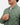 Top zipper on the Balsam Crosscut Bomber Jacket on a model in front of a light gray background