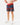 Front 3/4 of the Bear Path Shoreline Short revealing the elastic waistband and drawstring on a model in front of a light gray background.