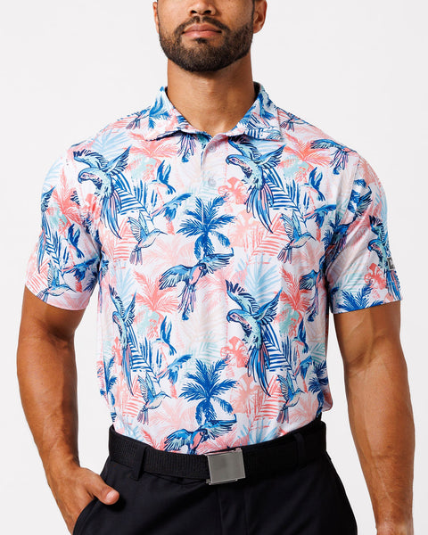 Waggle Golf Birds of Paradise Polo