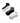 Three Pairs of the Wavelength Socks in front of a white background