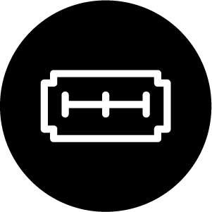 Modern Blade Collar Icon