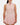 Front of the Blush Matchplay Mock Neck on a model in front of a light gray background.