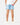 Back of the Bobby Shoreline Short on a model in front of a light gray background.