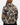 Back of the Boho Sherpa pullover on a model in front of a light gray background
