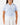 Front of the Girls Cape Cod Polo tucked in on a model in front of a light gray background.