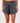 Front of the Dark Gray Women's League Shorts, on a model in front of a white background