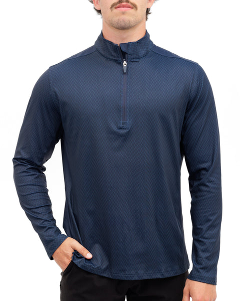 Deep Waters Men's Twilight Quarter Zip | Waggle Golf Quarter Zip