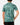 Back of the Deer Stand Polo on a model in front of a light gray background.