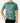 Front of the Deer Stand Polo on a model in front of a light gray background.