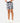 Front 3/4 of the Depth Finder Shoreline Short revealing the elastic waistband and drawstring on a model in front of a light gray background.