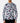 Front of the Depth Finder Featherlight Hoodie on a model in front of a light gray background.