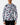Front of the Depth Finder Featherlight Hoodie on a model in front of a light gray background.