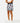 Front 3/4 of the Depth Finder Shoreline Short revealing the elastic waistband and drawstring on a model in front of a light gray background.