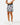 Front 3/4 of the Depth Finder Shoreline Short revealing the elastic waistband and drawstring on a model in front of a light gray background.