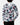Back of the Depth Finder Featherlight Hoodie on a model in front of a light gray background.