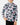 Front of the Depth Finder Featherlight Hoodie on a model in front of a light gray background.
