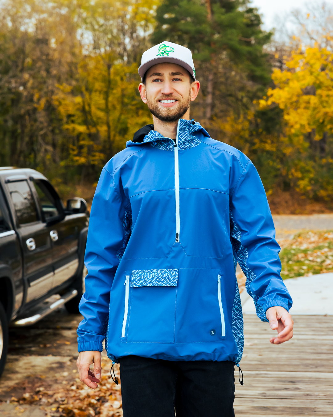 Downpour Albatross Anorak Jacket | Waggle Golf Apparel | Quarter Downpour Albatross Anorak Jacket | Waggle Golf Apparel | Quarter
