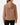 Back of the Driftwood Waffle Knit Hoodie on a model in front of a light gray background.