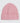 Front of the Dusty Rose Waffle Knit Beanie in front of a light gray background