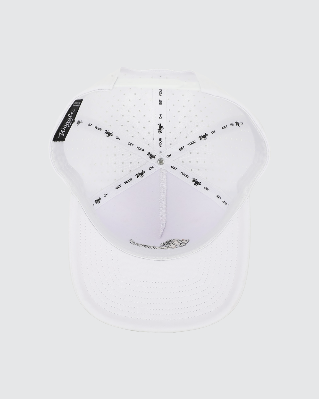 Waggle Golf | The Goat Hat, White