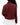 Back of the Garnet Plume Funnel Neck Sweatshirt with the funnel neck rolled up on a model in front of a white background