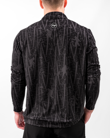 Golfin' with Squatch Men's Quarter Zip