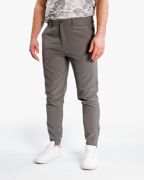 Gray khaki joggers discount